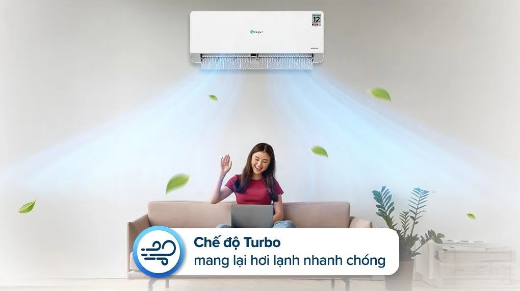 Điều hòa Casper 9000BTU 2 chiều inverter QH-09IU36A