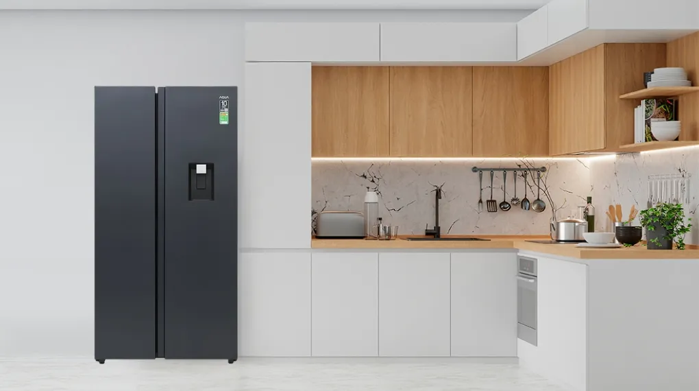 Tủ lạnh Aqua AQR-S633XA(WSL) 569 lít Inverter