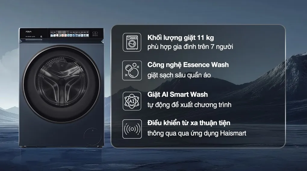 Máy Giặt Aqua AW11-B4377U1L(GN)