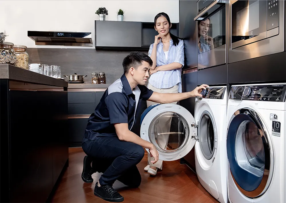 Quy trình tại trung tâm bảo hành máy giặt Electrolux