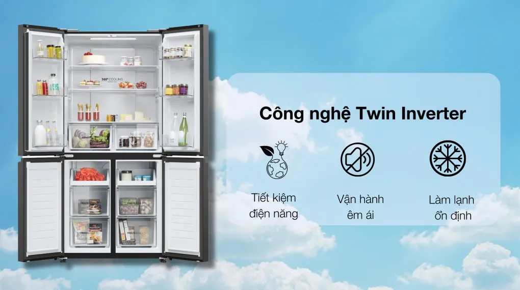 Tủ Lạnh Aqua 4 Cánh