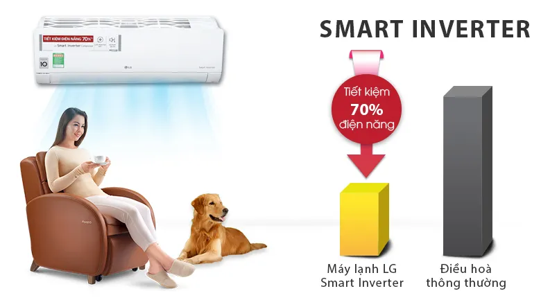 Điều hòa LG Smart Inverter V13ENR