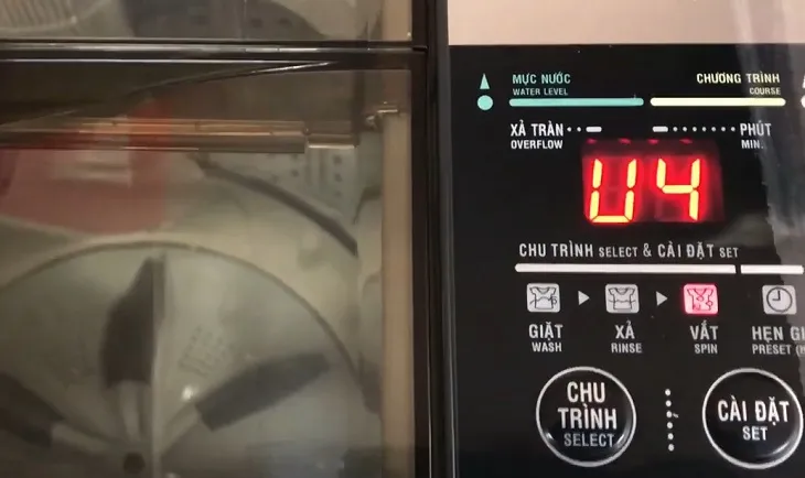 Lỗi U4 máy giặt Aqua