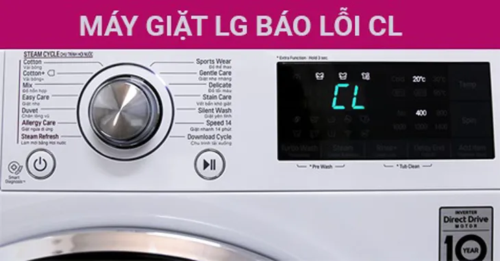 Lỗi máy giặt LG