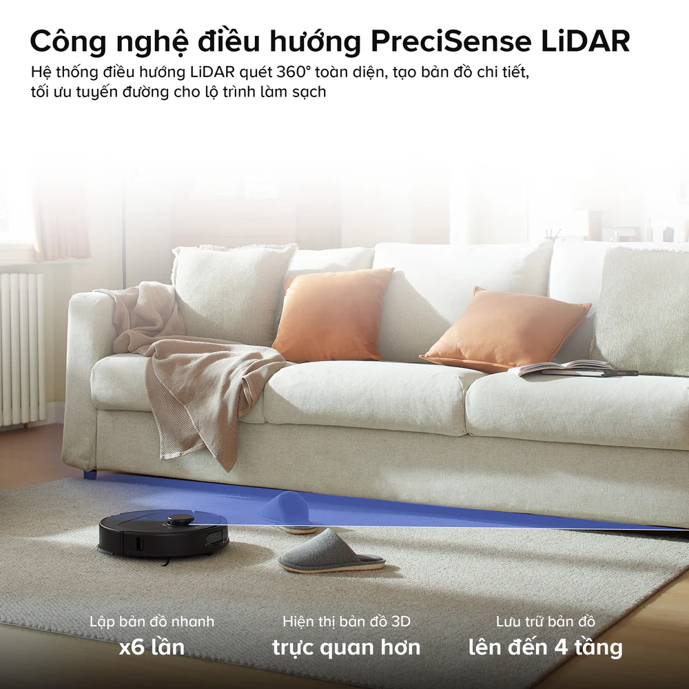 Robot hút bụi Roborock Qrevo S Pro