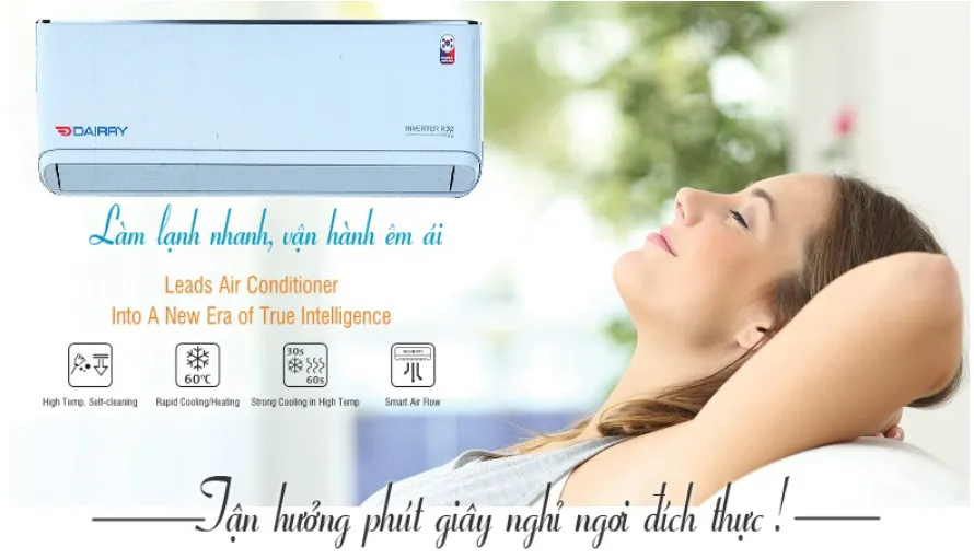 Điều Hòa Dairry 12000BTU DRCH12-IGC