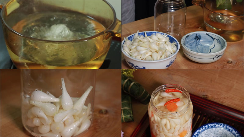 cách làm kiệu chua ngọt