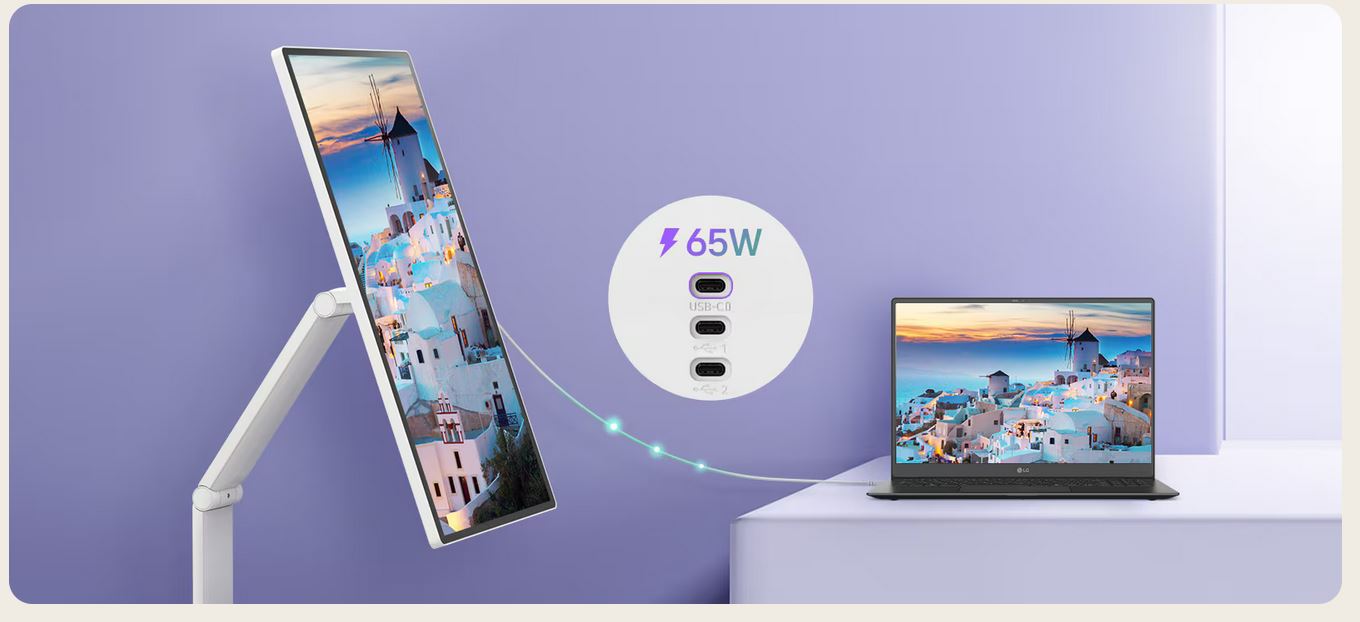 Màn hình thông minh LG Smart Monitor Swing 31.5 inch 32U889SA-W