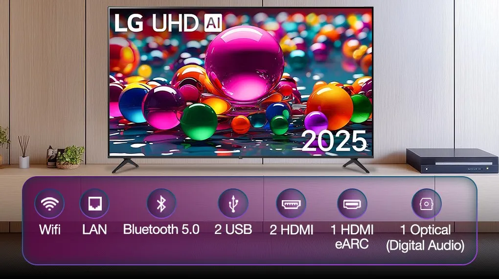 TV chuyên dụng LG UHD AI 4K 55 inch 55UA841CPSA