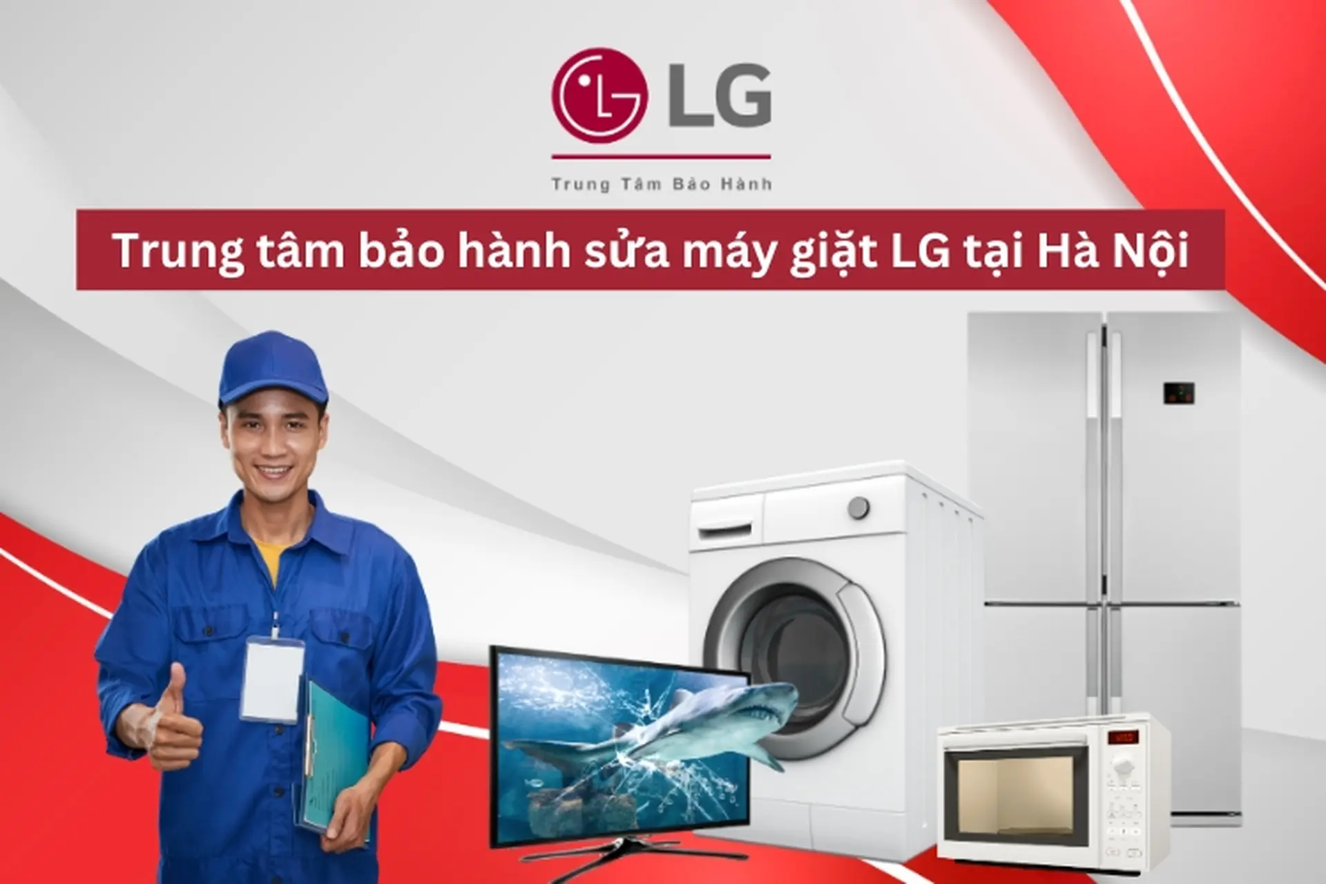 Trung tâm bảo hành máy giặt LG