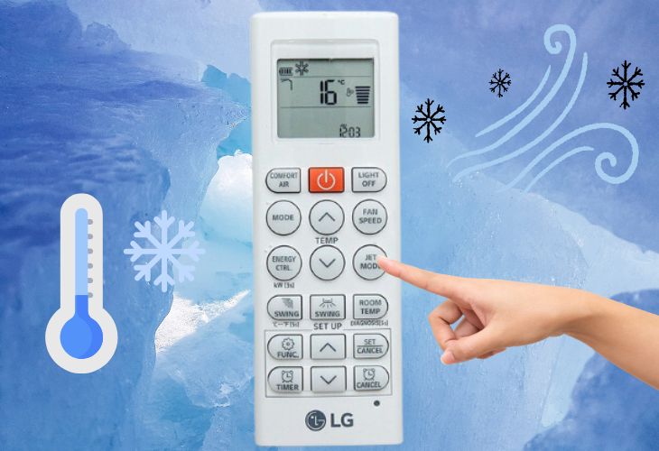 điều khiển điều hoà LG