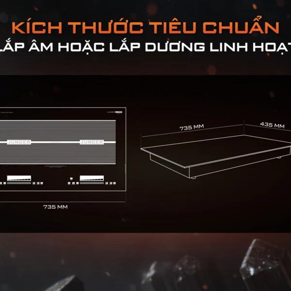Bếp từ đôi Junger