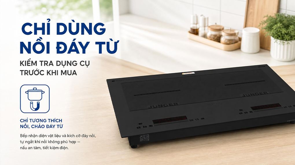 Bếp từ đôi âm Junger