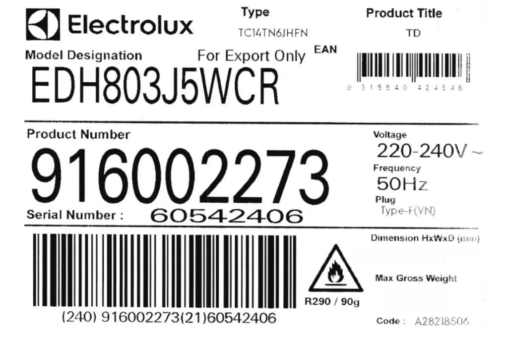 Máy sấy bơm nhiệt Electrolux 8 kg EDH803J5WCR Máy sấy bơm nhiệt Electrolux 8 kg EDH803J5WCR
